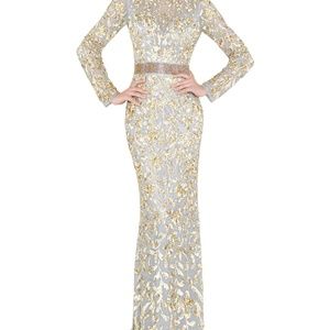 Mac Duggal Beaded Gown